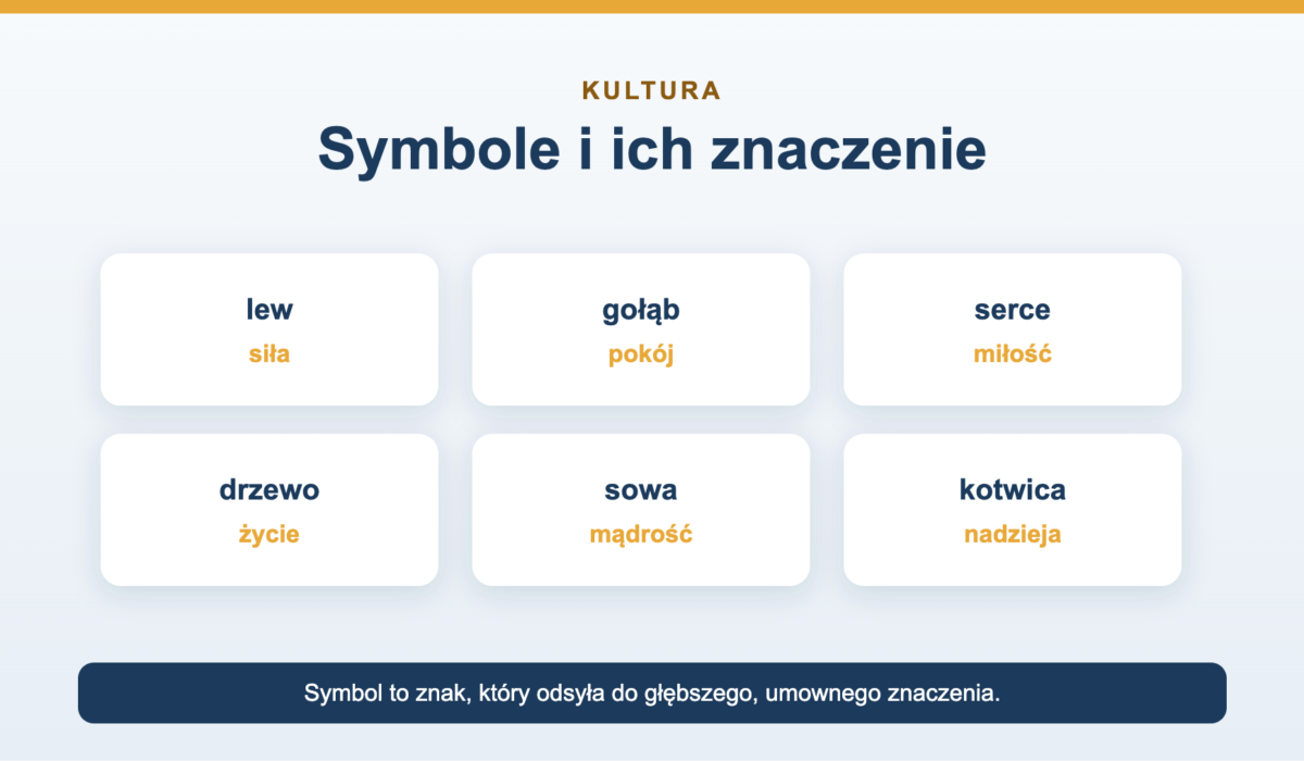 Symbole i ich znaczenie - siła, wolność, życie, miłość