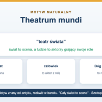 Theatrum mundi - co znaczy motyw teatru świata